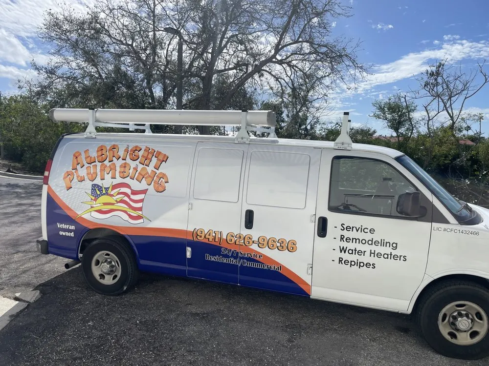 Slide of Albright Plumbing