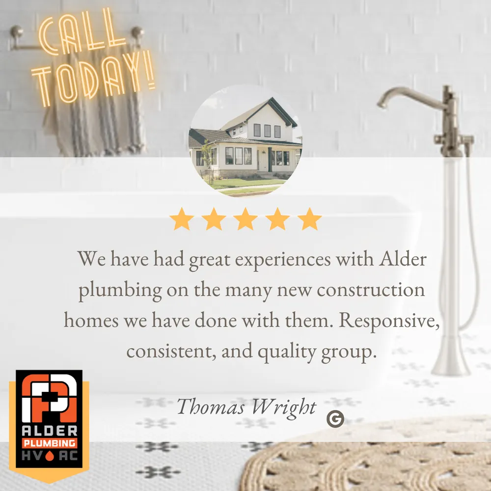 Slide of Alder Plumbing, Heating and Air