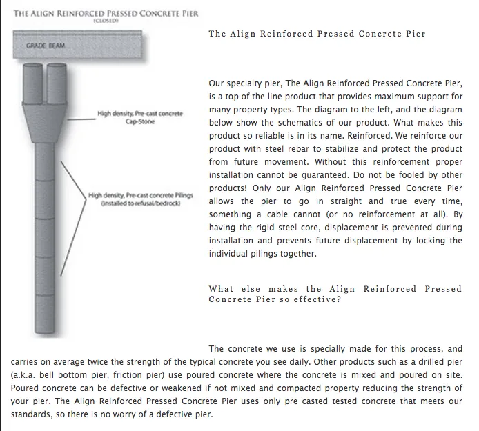 Slide of Align Foundation Repair