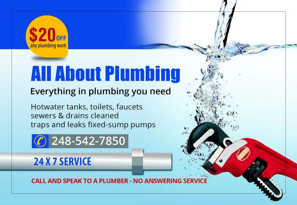 Slide of All About Plumbing