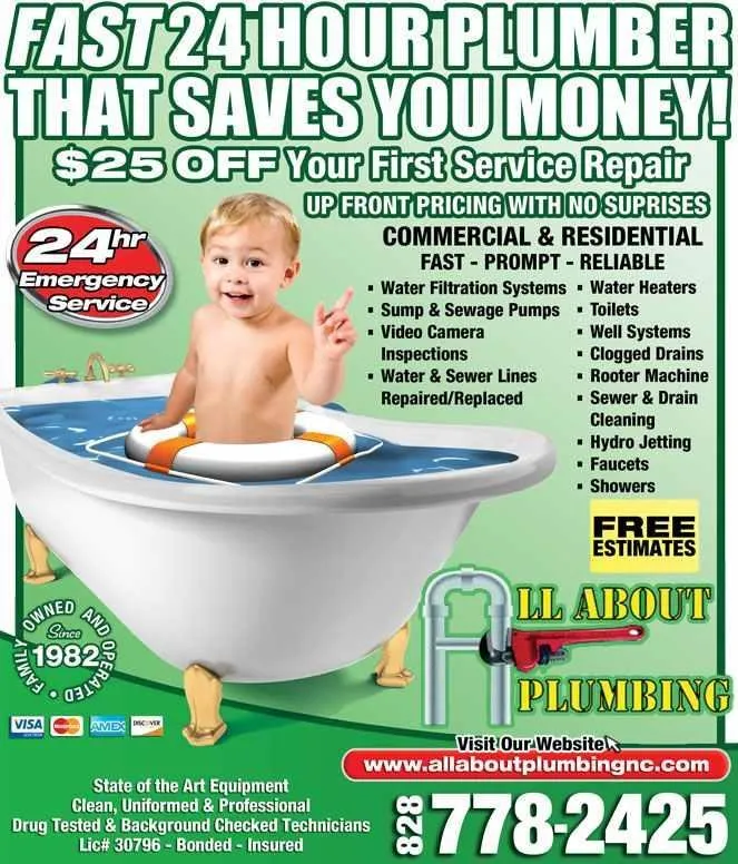 Slide of All About Plumbing