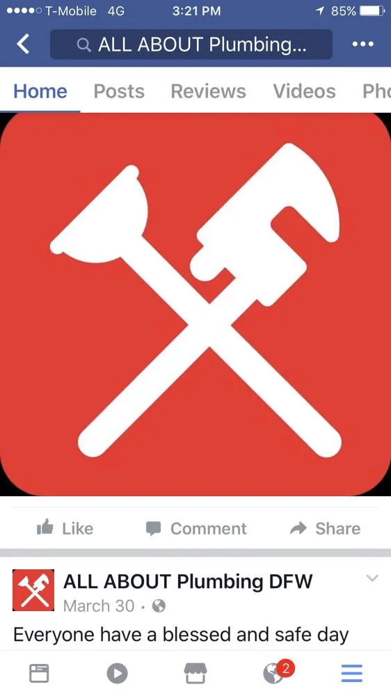 Slide of All About Plumbing WTR