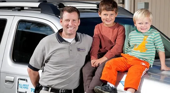 Slide of All About the PIpes Plumbing