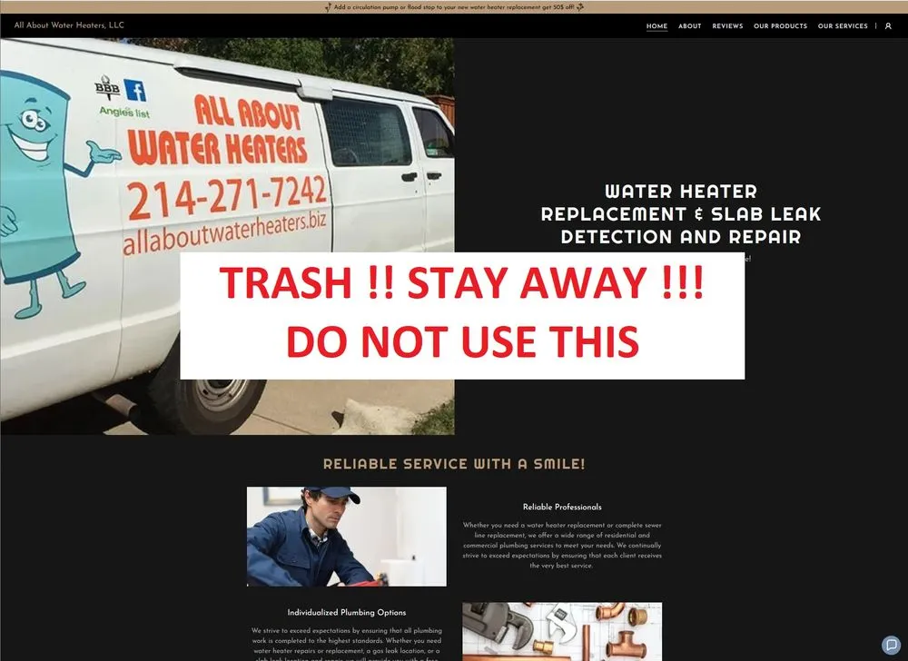 Slide of All About Water Heaters