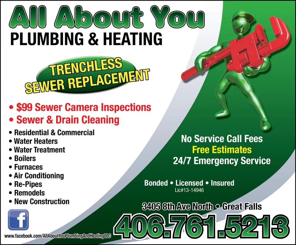 Slide of All About You Plumbing and Heating