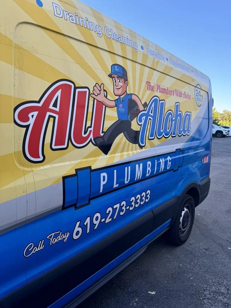 Slide of All Aloha Plumbing - San Diego