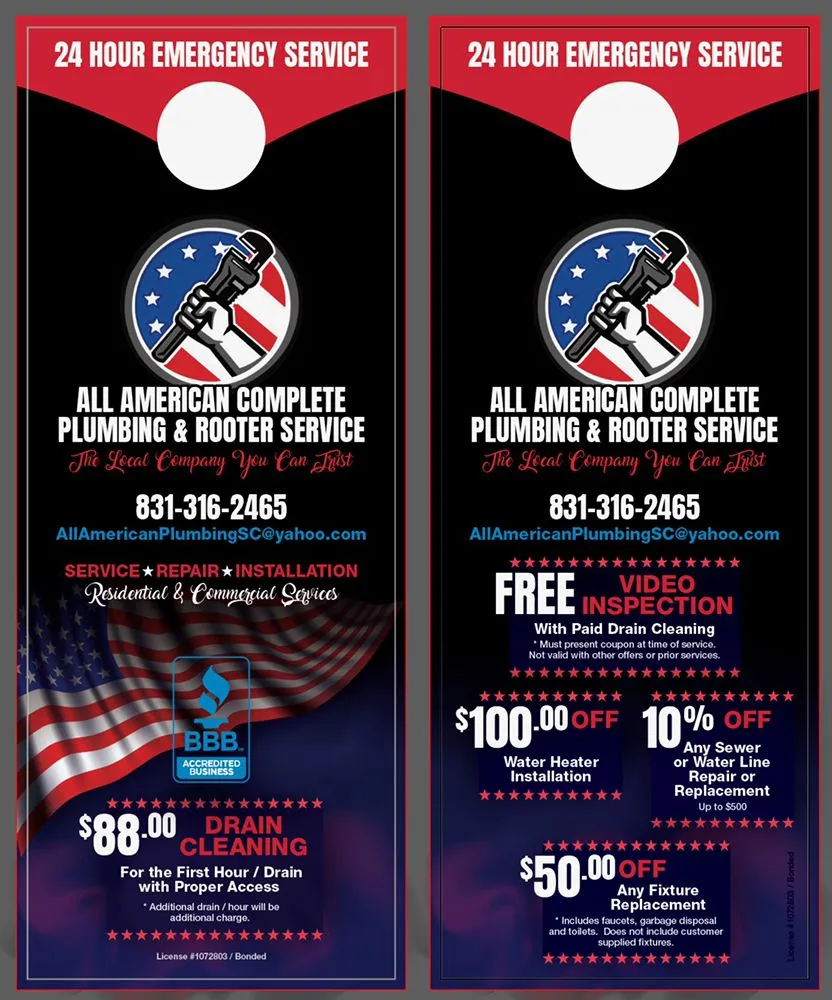 Slide of All American Complete Plumbing & Rooter Service