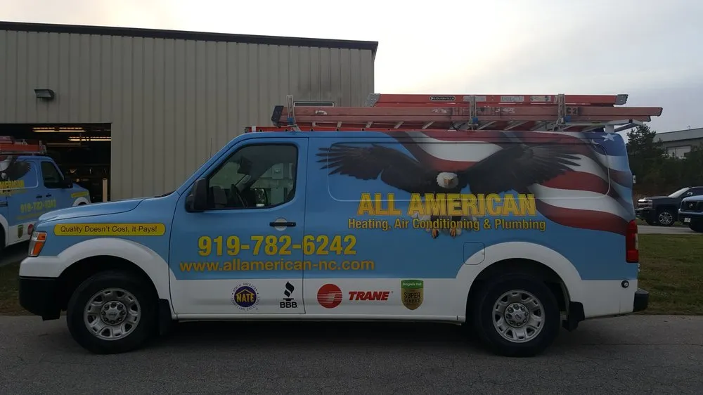 Professional emergency plumbing for homes in Raleigh, NC by All American Heating, Air & Plumbing