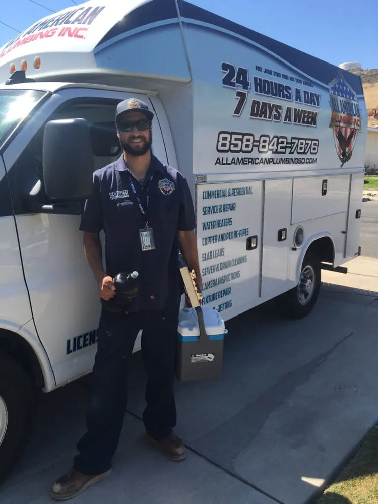 Slide of All American Plumbing