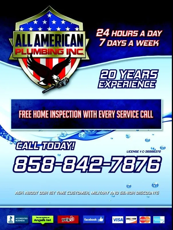 Slide of All American Plumbing