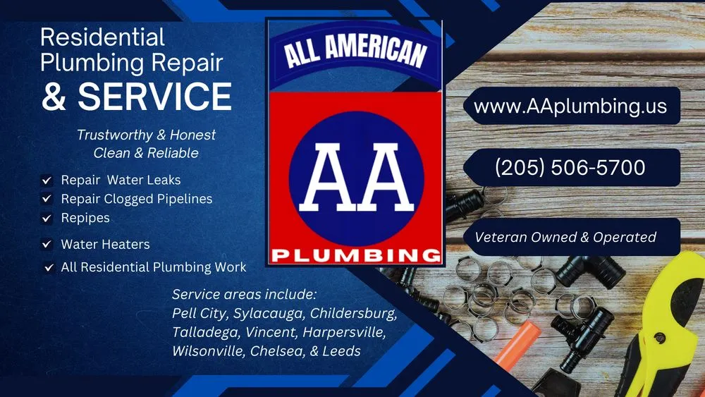 Slide of All American Plumbing