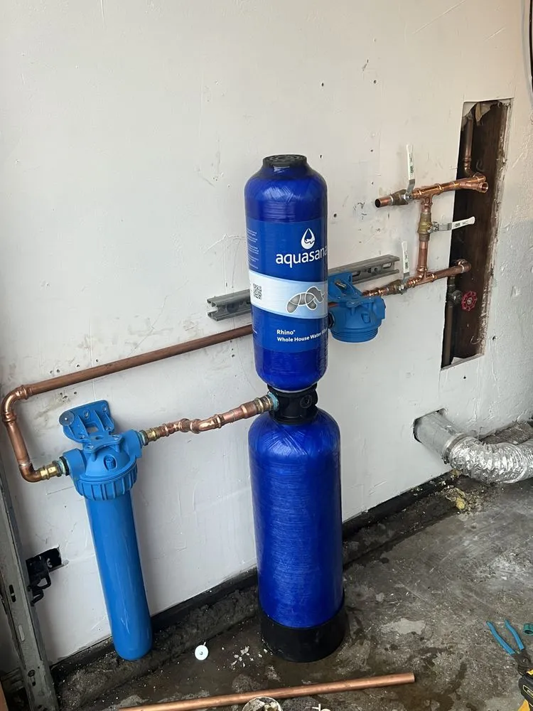 Slide of All clear plumbing rooter and water heaters