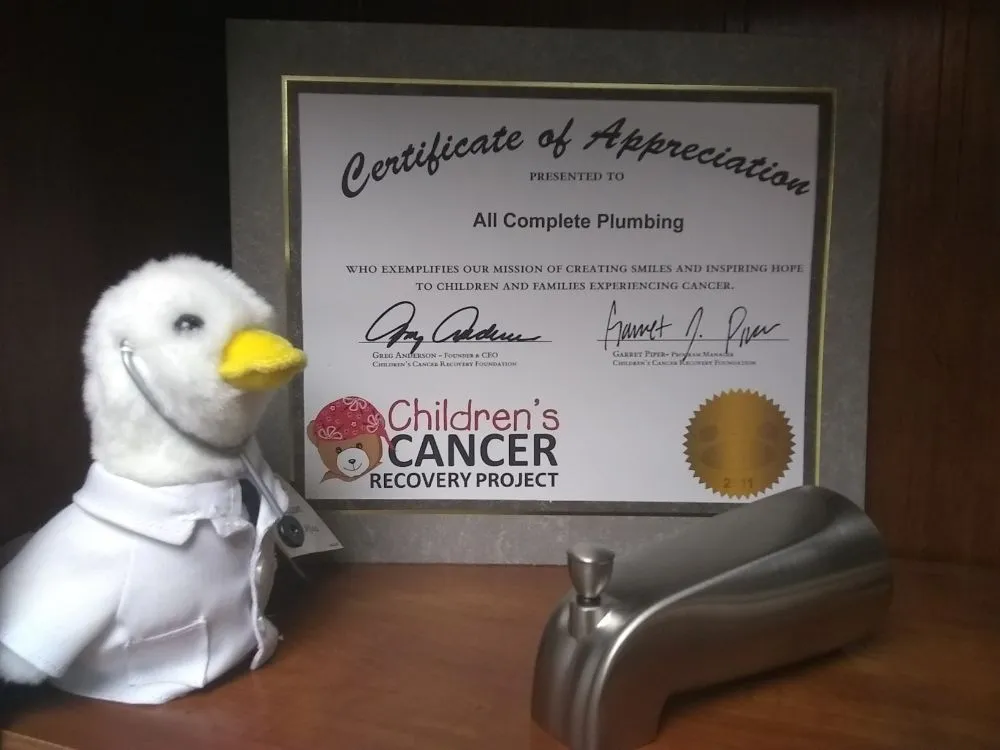 Slide of All Complete Plumbing