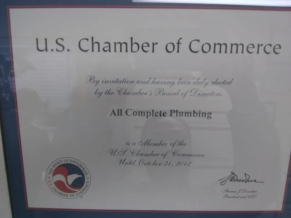 Slide of All Complete Plumbing