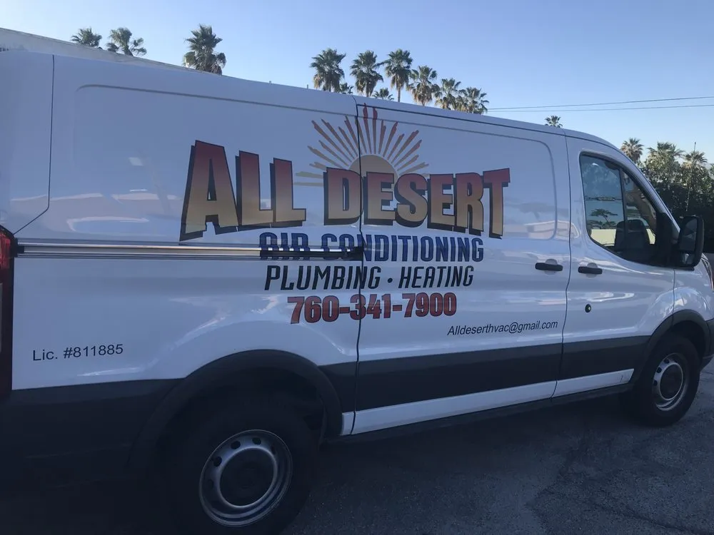 Professional plumbing repair experts serving Palm Desert, CA - All Desert Plumbing, Heating & A/C