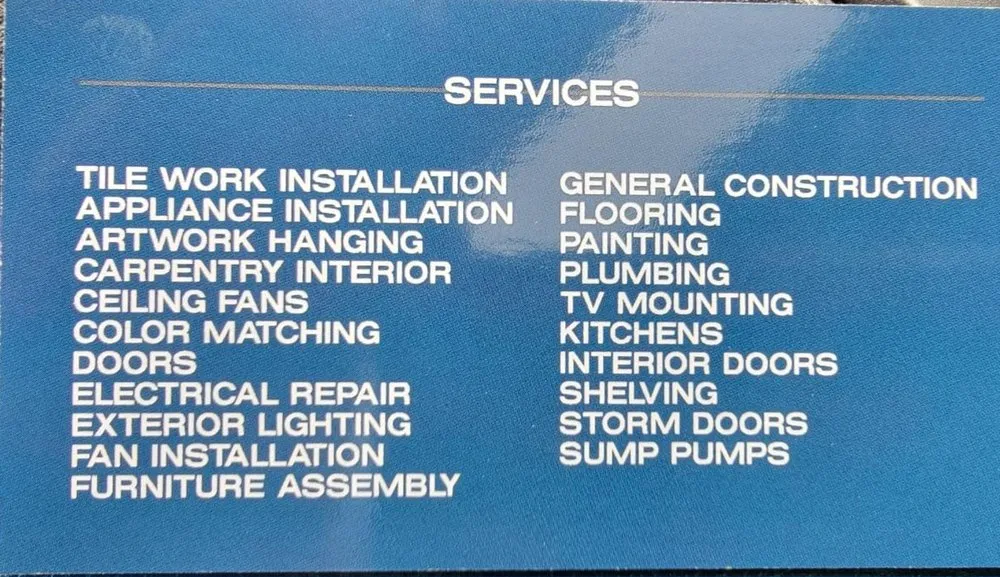 Slide of All Done Handyman