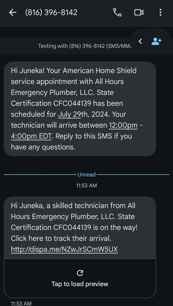 Slide of All Hours Emergency Plumber