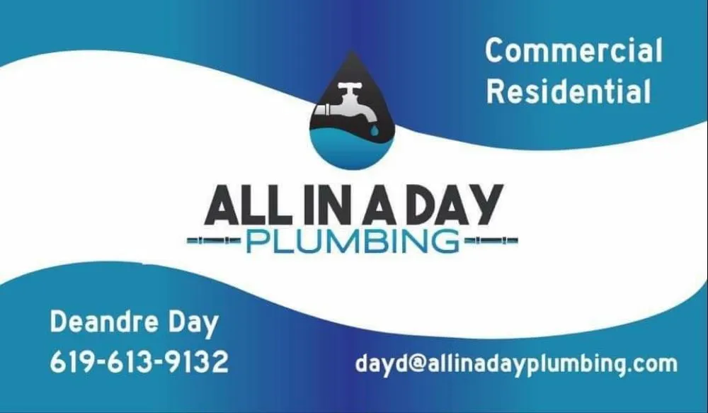 Slide of All in a Day Plumbing