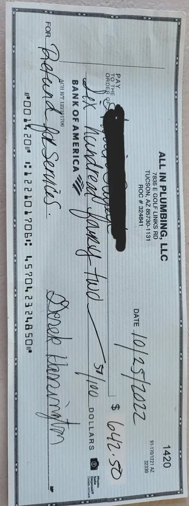 Slide of All In Plumbing