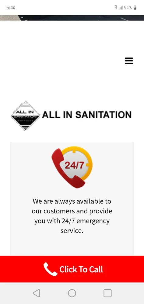 Slide of ALL in Sanitation Services & Septic Tank Pumping