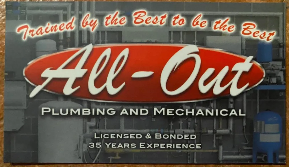 Slide of All-out Plumbing & Mechanical