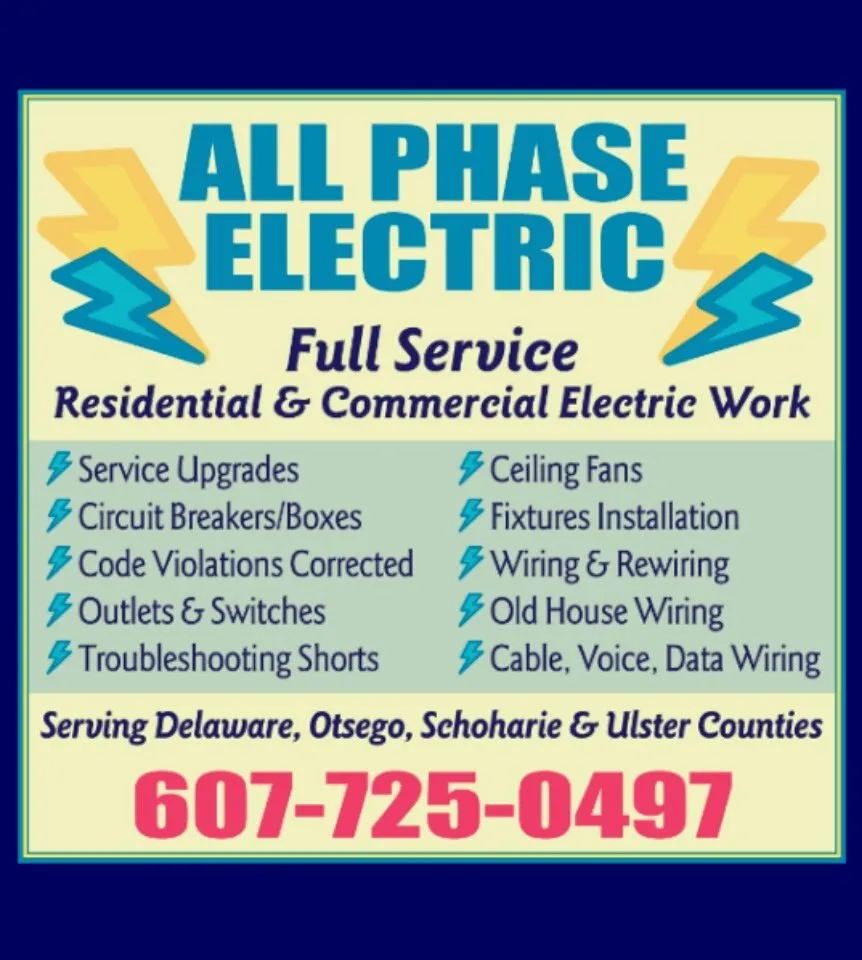 Trusted pipe repair experts serving Hobart, NY - All Phase Electric