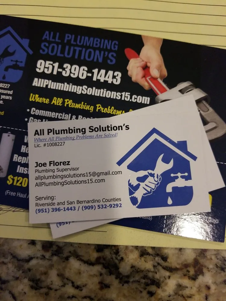 Reliable pipe repair service in Riverside, CA - All Plumbing & Air Solutions
