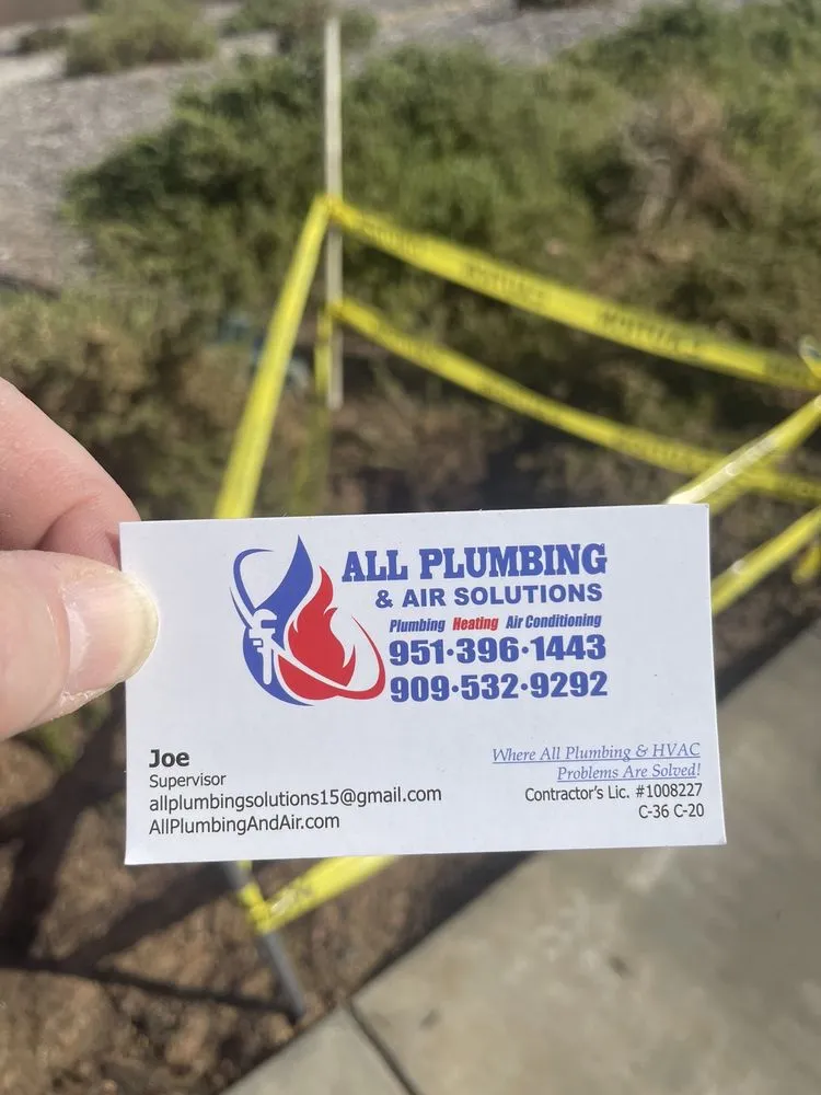 Slide of All Plumbing & Air Solutions