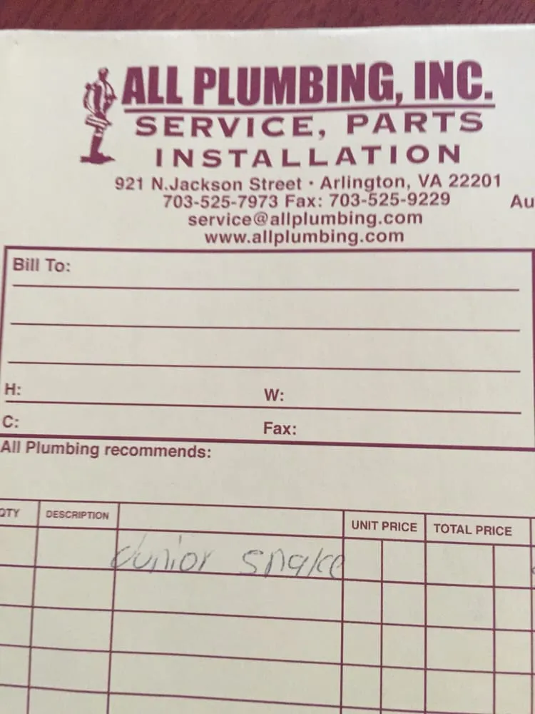 Reliable leak detection experts serving Arlington, VA - All Plumbing