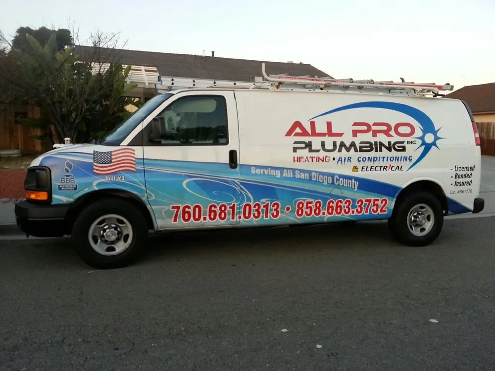 Affordable pipe repair service in Oceanside, CA - All Pro Plumbing, Heating, Air Conditioning & Electrical