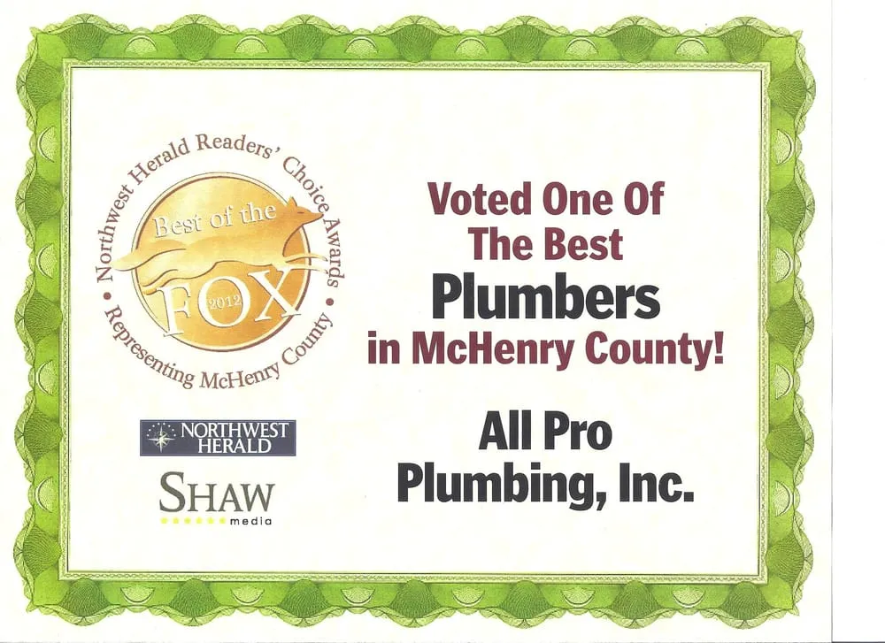 Slide of All Pro Plumbing