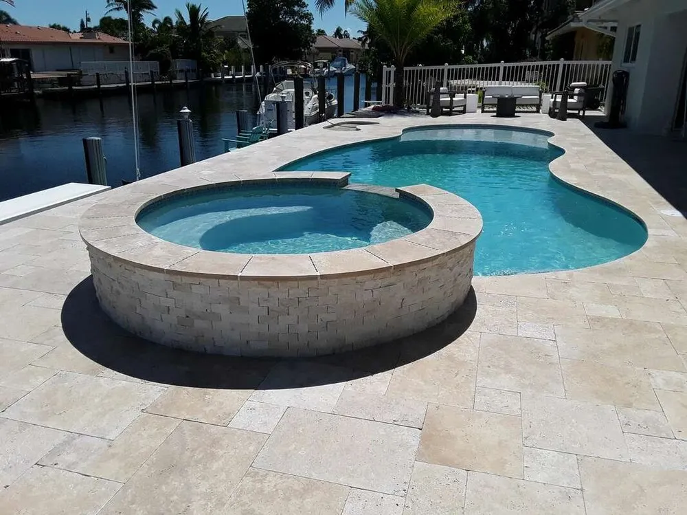 Slide of All Pro Pools & Pavers