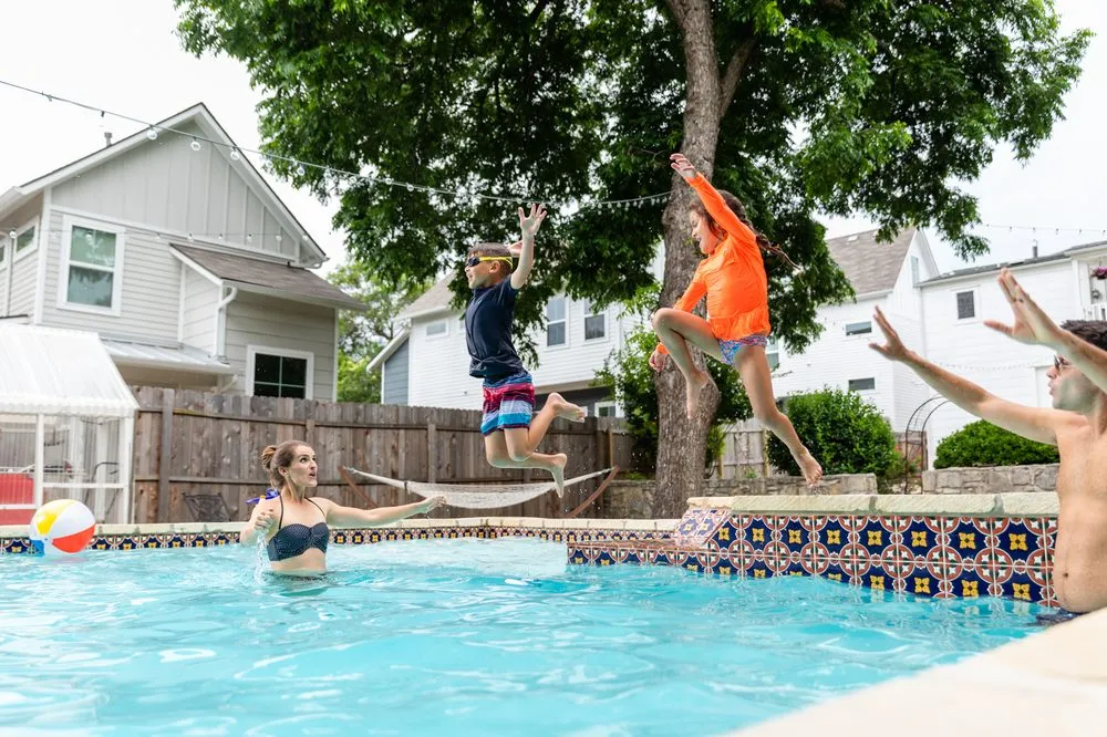 Slide of All Pro Pools & Pavers