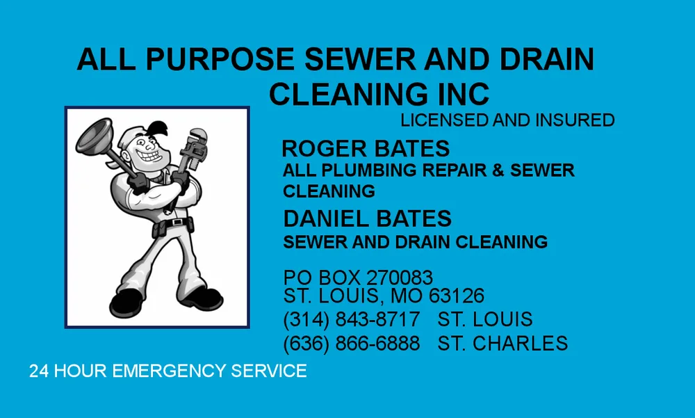 Slide of All Purpose Sewer & Drain Cleaning Specialists