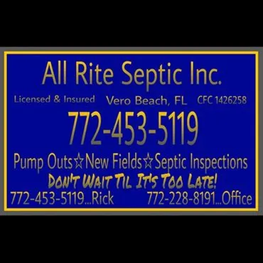Slide of All Rite Septic Service