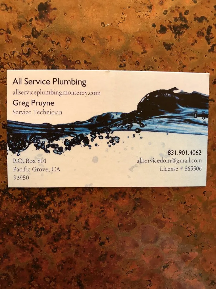 Slide of All Service Plumbing