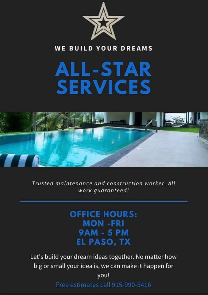 Slide of All-Star Maintenance and Construction