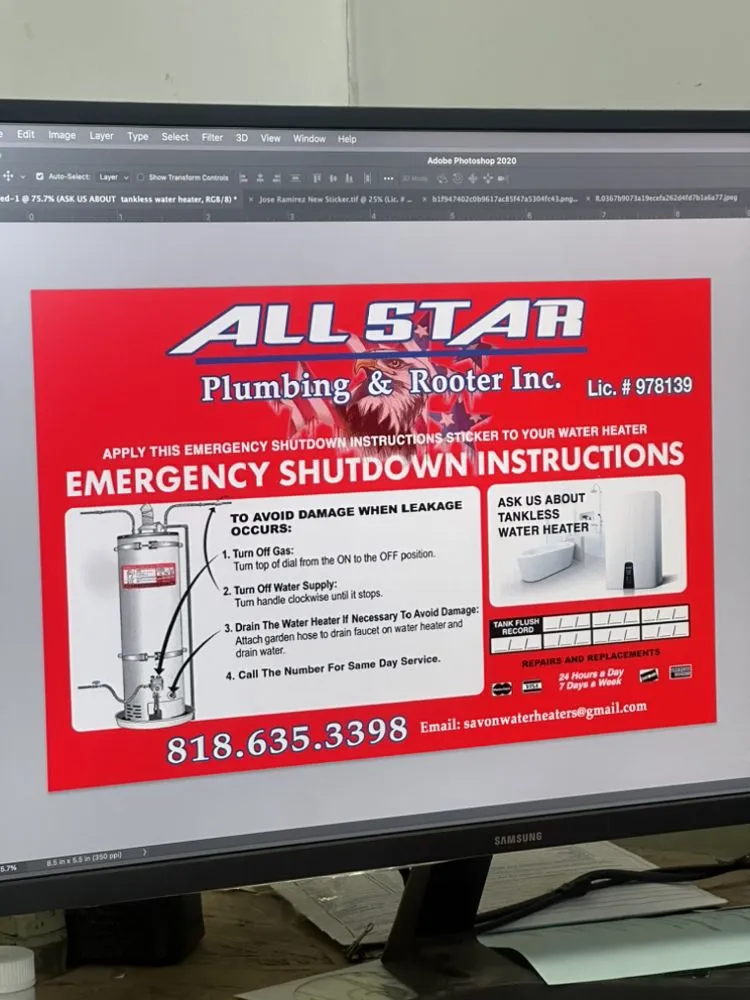 Slide of All Star Plumbing & Rooter