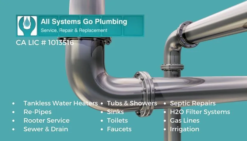 Slide of All Systems Go Plumbing