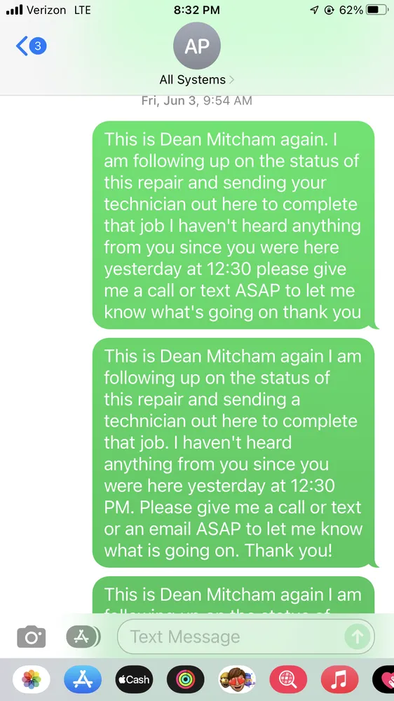 Slide of All Systems Heating & Air