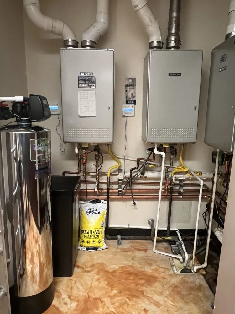 Slide of All Tankless Water Heater & Plumbing