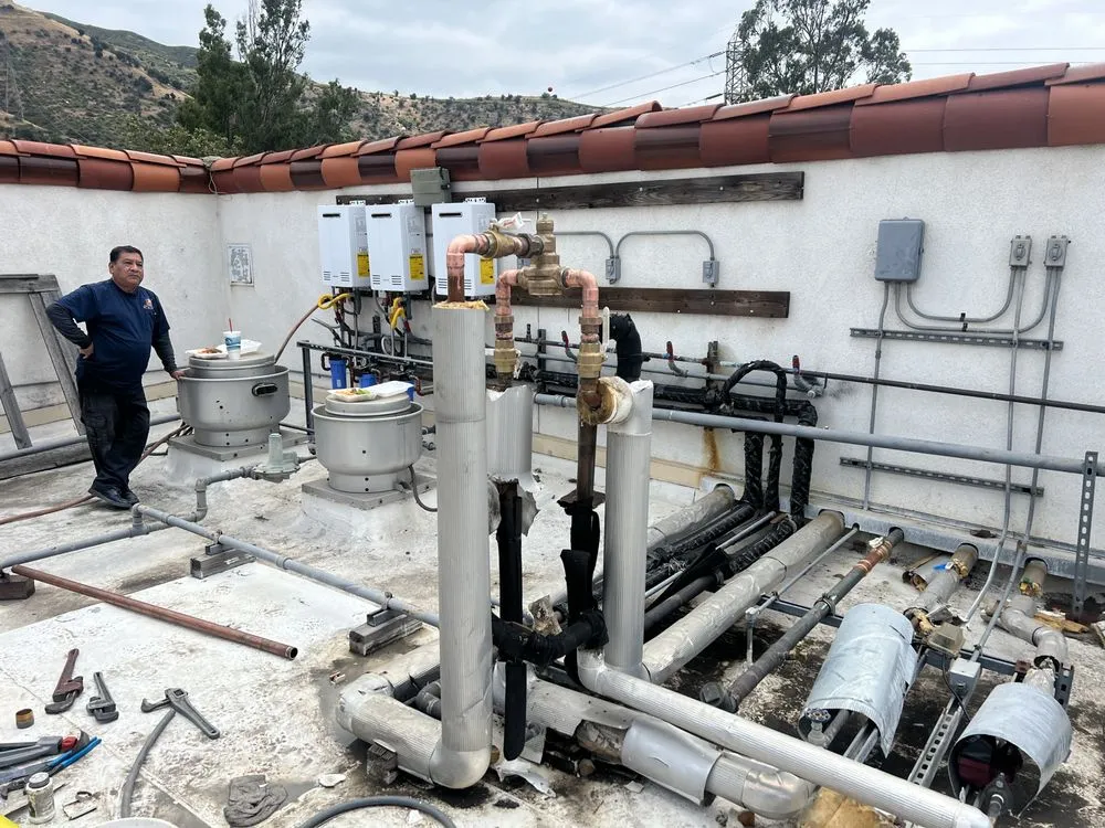 Slide of All Tankless Water Heater & Plumbing