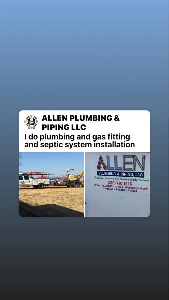 Slide of Allen Plumbing & Piping