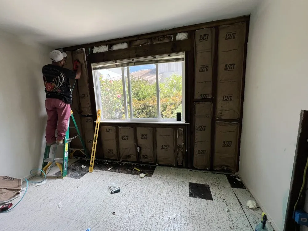 Slide of Allende remodel & construction