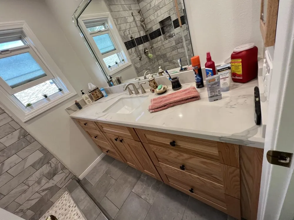 Slide of Allende remodel & construction