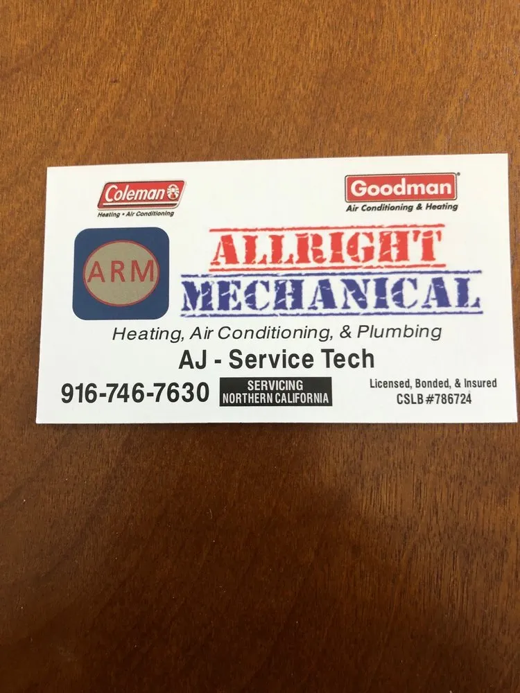 Slide of Allright Mechanical