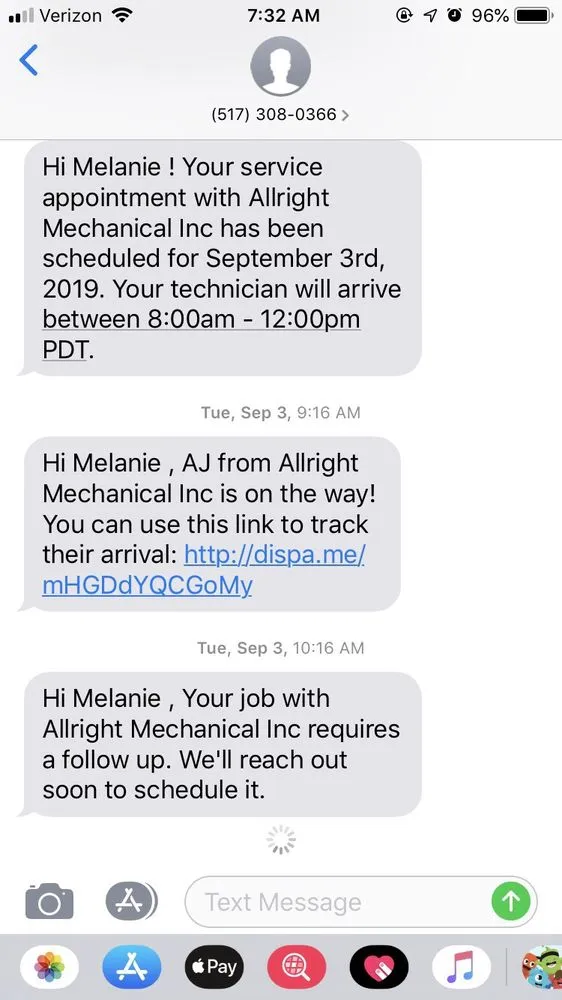 Slide of Allright Mechanical