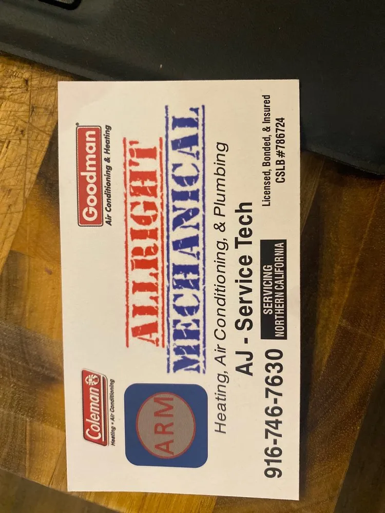 Slide of Allright Mechanical