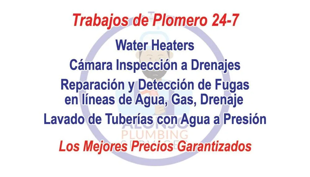 Slide of Alonso Plumbing Services
