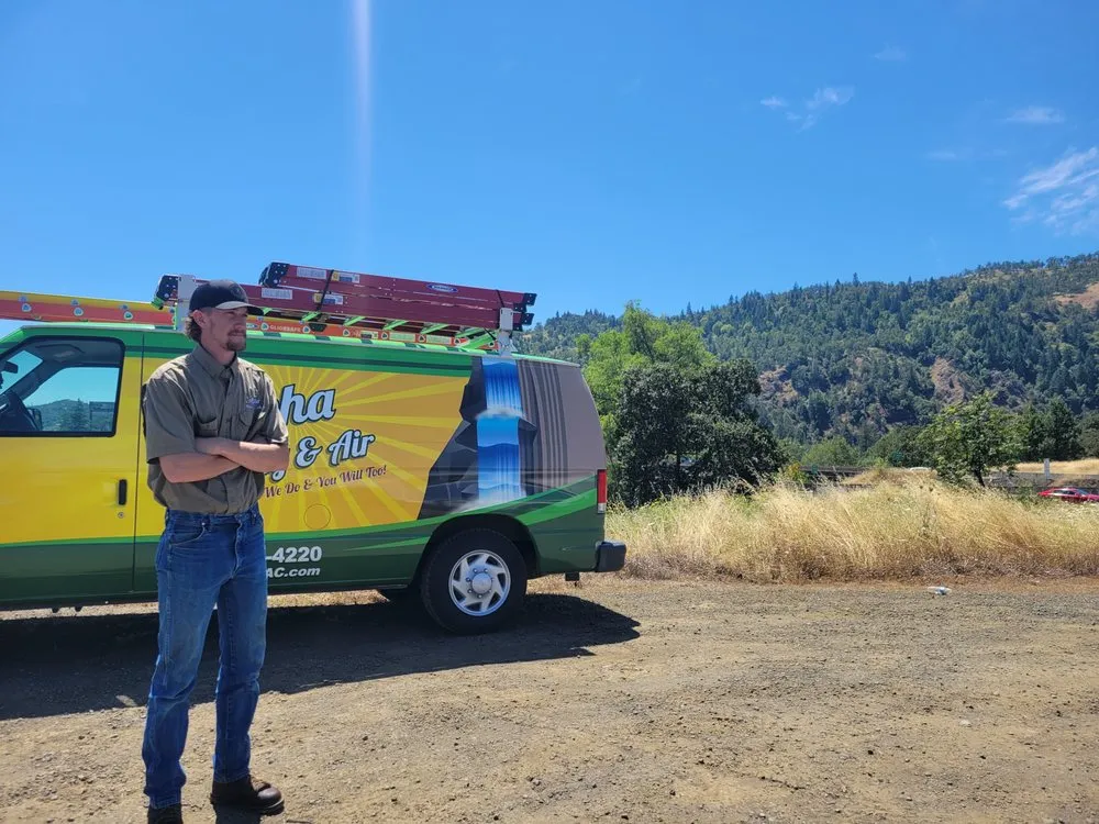 Slide of Alpha Heating & Air